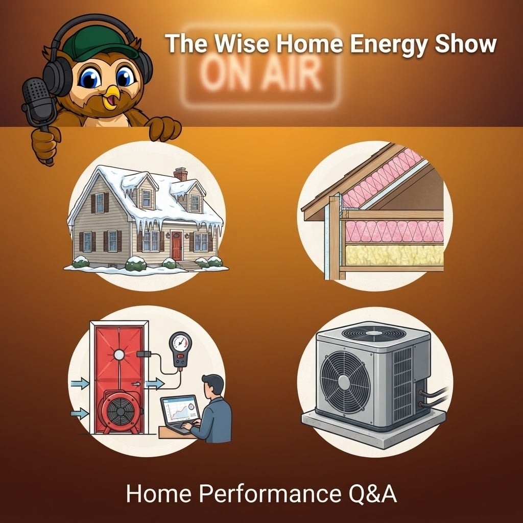September 2026 - Ice Dams, Bad Installs, and Why the Blower Door Is Non-Negotiable